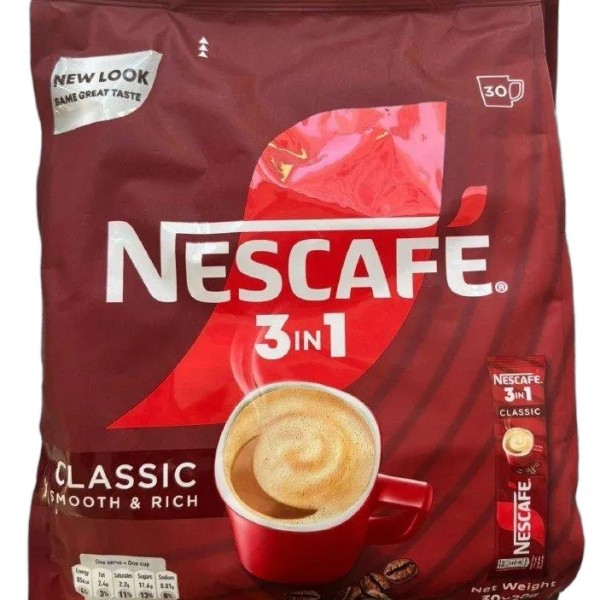 NESCAFE 3 IN 1 CLASSIC 10(30 X 20G) , ORIGIN - UAE